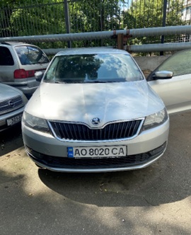 Автомобіль SKODA, модель SPACEBACK, легковий загальний хетчбек-В, рік випуску 2018, сірого кольору, номер державної реєстрації  AO8020СА, номер кузова TMBEC2NH1KB100221. Основні засоби в кількості 15 одиниць