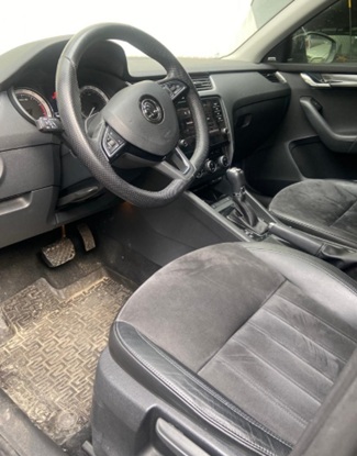 Легковий автомобіль марки SKODA, модель OCTAVIA A7, ХЕТЧБЕК-В, чорного кольору, рік випуску 2017, номер державної реєстрації АО5555ЕК, номер кузова TMBCD9NE8JB007990